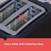 image:imageBLACKDECKER 2Slice Toaster with 7 Toast Shade Settings ExtraWide Slots for Bagels Stainless Steel Exterior FinishBlack