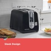 image:imageBLACKDECKER 2Slice Toaster with 7 Toast Shade Settings ExtraWide Slots for Bagels Stainless Steel Exterior FinishBlack