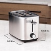 image:imageBLACKDECKER 2Slice Toaster with 7 Toast Shade Settings ExtraWide Slots for Bagels Stainless Steel Exterior FinishSilver