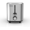 image:imageBLACKDECKER 2Slice Toaster with 7 Toast Shade Settings ExtraWide Slots for Bagels Stainless Steel Exterior FinishSilver