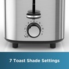 image:imageBLACKDECKER 2Slice Toaster with 7 Toast Shade Settings ExtraWide Slots for Bagels Stainless Steel Exterior FinishSilver