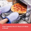 image:imageBLACKDECKER Crisp N Bake Air Fryer Countertop Convection Toaster Oven Large Capacity 6Slice 5in1 Fits 12 Pizza 60Min Timer Bake Broil Air Fry Toast Keep Warm Stainless Steel
