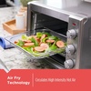 image:imageBLACKDECKER Crisp N Bake Air Fryer Countertop Convection Toaster Oven Large Capacity 6Slice 5in1 Fits 12 Pizza 60Min Timer Bake Broil Air Fry Toast Keep Warm Stainless Steel