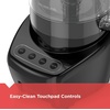 image:imageBLACKDECKER 3in1 Easy Assembly 8Cup Food Processor Stainless Steel SBlade EasyClean Touchpad Controls BlackLarge