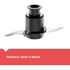 image:imageBLACKDECKER 3in1 Easy Assembly 8Cup Food Processor Stainless Steel SBlade EasyClean Touchpad Controls BlackLarge Pack of 2