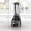 image:imageBLACKDECKER Crush Master Blender 10Speeds with Stainless Steel Blades Black BL2010BPGlass