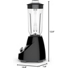 image:imageBLACKDECKER Crush Master Blender 10Speeds with Stainless Steel Blades Black BL2010BPPlastic
