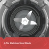 image:imageBLACKDECKER Crush Master Blender 10Speeds with Stainless Steel Blades Black BL2010BPPlastic