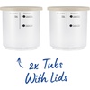 image:imageBLACKDECKER Ice Cream Maker for Families amp Kids  Make Protein Keto amp DairyFree Ice Cream Gelato amp Milkshakes at Home  Easy Creamy Pint Machine with MixInsIce Cream 2Pack Pint Jars