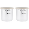 image:imageBLACKDECKER Ice Cream Maker for Families amp Kids  Make Protein Keto amp DairyFree Ice Cream Gelato amp Milkshakes at Home  Easy Creamy Pint Machine with MixInsIce Cream 2Pack Pint Jars