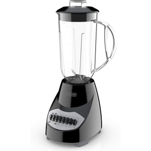 image:imageBLACKDECKER Crush Master Blender 10Speeds with Stainless Steel Blades Black BL2010BPPlastic