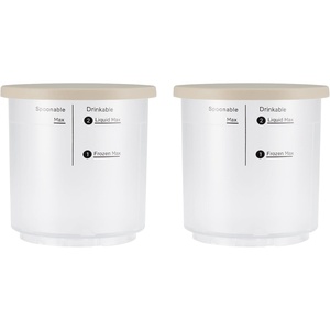 image:imageBLACKDECKER Ice Cream Maker for Families amp Kids  Make Protein Keto amp DairyFree Ice Cream Gelato amp Milkshakes at Home  Easy Creamy Pint Machine with MixInsIce Cream 2Pack Pint Jars