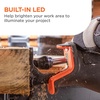 image:imageBLACKDECKER 20V MAX Brushless Cordless Reciprocating Saw Kit with 25Ah Battery and Charger Includes Three Blades for Wood and Metal Long Runtime Up to 33 Cuts Per Charge PowerConnect BLRS78E1Tool  Battery Kit