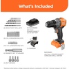 image:imageBLACKDECKER 20V MAX Cordless Brushless in Drill Driver 30 Pc Drill Bit Set and Screwdriver Bit Set 2Ah Battery and Charger Included PowerConnect Electric Drill Cordless BLD782PK30D1