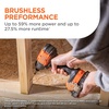 image:imageBLACKDECKER 20V MAX POWERCONNECT Brushless Cordless in Hex Impact Driver Set with 2Ah Battery and Charger 7 Pc Impact Driver Bit Set 2000 InLbs Torque 3200 RPM LED Light Ergonomic BLIM78D1