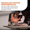 image:imageBLACKDECKER 20V MAX POWERCONNECT Cordless Brushless Jig Saw with Two Blades for Wood Plastic and Metal Dust Port 1 In Stroke Variable Speed Trigger LED Light Battery Not Included BLJS78BTool Only