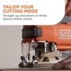 image:imageBLACKDECKER 20V MAX POWERCONNECT Cordless Brushless Jig Saw with Two Blades for Wood Plastic and Metal Dust Port 1 In Stroke Variable Speed Trigger LED Light Battery Not Included BLJS78BTool Only