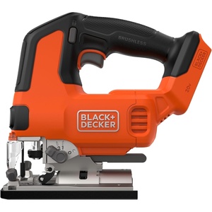 image:imageBLACKDECKER 20V MAX POWERCONNECT Cordless Brushless Jig Saw with Two Blades for Wood Plastic and Metal Dust Port 1 In Stroke Variable Speed Trigger LED Light Battery Not Included BLJS78BTool Only