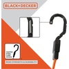 image:imageBLACKDECKER BDX101132PK BlackOrange 36 Flat Bungee Cord Straps 32 Pack48 inch