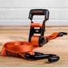 image:imageBLACKDECKER BDX1021 8Piece Ratchet Strap and Soft Loop Kit with HardSided Storage Case1 x 10 Heavy Duty