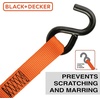 image:imageBLACKDECKER BDX1021 8Piece Ratchet Strap and Soft Loop Kit with HardSided Storage Case1 x 10 Heavy Duty