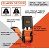 image:imageBLACKDECKER BDX1021 8Piece Ratchet Strap and Soft Loop Kit with HardSided Storage Case8Piece Kit