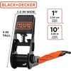 image:imageBLACKDECKER BDX1021 8Piece Ratchet Strap and Soft Loop Kit with HardSided Storage CaseRatchet Tie Down Straps