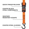 image:imageBLACKDECKER BDX1021 8Piece Ratchet Strap and Soft Loop Kit with HardSided Storage CaseRatchet Tie Down Straps