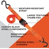 image:imageBLACKDECKER BDX1022 BlackOrange 6Piece 10 CamBuckle and 24 Bungee Strap Set  300 lb Safe Working Load  900 lb Break Strength