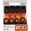 image:imageBLACKDECKER BDX1022 BlackOrange 6Piece 10 CamBuckle and 24 Bungee Strap Set  300 lb Safe Working Load  900 lb Break Strength