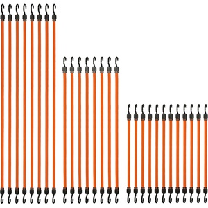 image:imageBLACKDECKER BDX101132PK BlackOrange 36 Flat Bungee Cord Straps 32 Pack24  36  48 inch