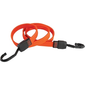 image:imageBLACKDECKER BDX101132PK BlackOrange 36 Flat Bungee Cord Straps 32 Pack48 inch