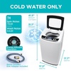 image:imageBLACKDECKER 45 Cu Ft Front Load Washer 120V BFLW45M White09 Cu Ft