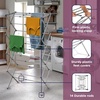image:imageBLACKDECKER 4Tier Expandable Collapsible Clothes Drying Rack Telescopic Height Foldable SpaceSaving Laundry Air Dryer for Towels Shirts amp Delicates  Durable Steel No Tools NeededGreyGrey