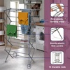 image:imageBLACKDECKER 4Tier Expandable Collapsible Clothes Drying Rack Telescopic Height Foldable SpaceSaving Laundry Air Dryer for Towels Shirts amp Delicates  Durable Steel No Tools NeededSilverGrey