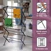 image:imageBLACKDECKER 4Tier Expandable Collapsible Clothes Drying Rack Telescopic Height Foldable SpaceSaving Laundry Air Dryer for Towels Shirts amp Delicates  Durable Steel No Tools NeededBlackBlack