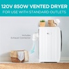 image:imageBLACKDECKER 70 Cu Ft Front Load Dryer 240V BLD67ME White15 Cu Ft