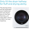 image:imageBLACKDECKER 70 Cu Ft Front Load Dryer 240V BLD67ME White35 Cu Ft