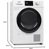 image:imageBLACKDECKER 70 Cu Ft Front Load Dryer 240V BLD67ME White44 Cu Ft