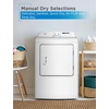 image:imageBLACKDECKER 70 Cu Ft Front Load Dryer 240V BLD67ME White7 Cu Ft