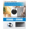 image:imageBLACKDECKER 70 Cu Ft Front Load Dryer 240V BLD67ME White8 Cu Ft