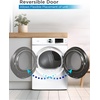 image:imageBLACKDECKER 70 Cu Ft Front Load Dryer 240V BLD67ME White8 Cu Ft
