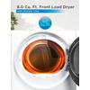 image:imageBLACKDECKER 70 Cu Ft Front Load Dryer 240V BLD67ME White8 Cu Ft
