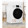 image:imageBLACKDECKER Front Load Washer 27 Cu Ft Compact Washing Machine with LED Display amp 16 CyclesWasher