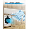 image:imageBLACKDECKER Front Load Washer 27 Cu Ft Compact Washing Machine with LED Display amp 16 CyclesWasher