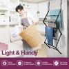 image:imageBLACKDECKER Over The Door Expandable Telescopic Drying Rack Clothes Organizer Towel Hanger Laundry Collapsible BlackBlack