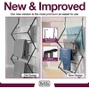 image:imageBLACKDECKER Over The Door Expandable Telescopic Drying Rack Clothes Organizer Towel Hanger Laundry Collapsible BlackGray