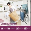 image:imageBLACKDECKER Over The Door Expandable Telescopic Drying Rack Clothes Organizer Towel Hanger Laundry Collapsible BlackGray