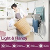 image:imageBLACKDECKER Over The Door Expandable Telescopic Drying Rack Clothes Organizer Towel Hanger Laundry Collapsible BlackSilver