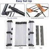 image:imageBLACKDECKER Space Saving 3Tier Expandable Clothes Drying Rack Foldable Laundry Rack for Indoor Air Drying Rust Resistant Steel 246 Ft Drying Space WhiteWhite